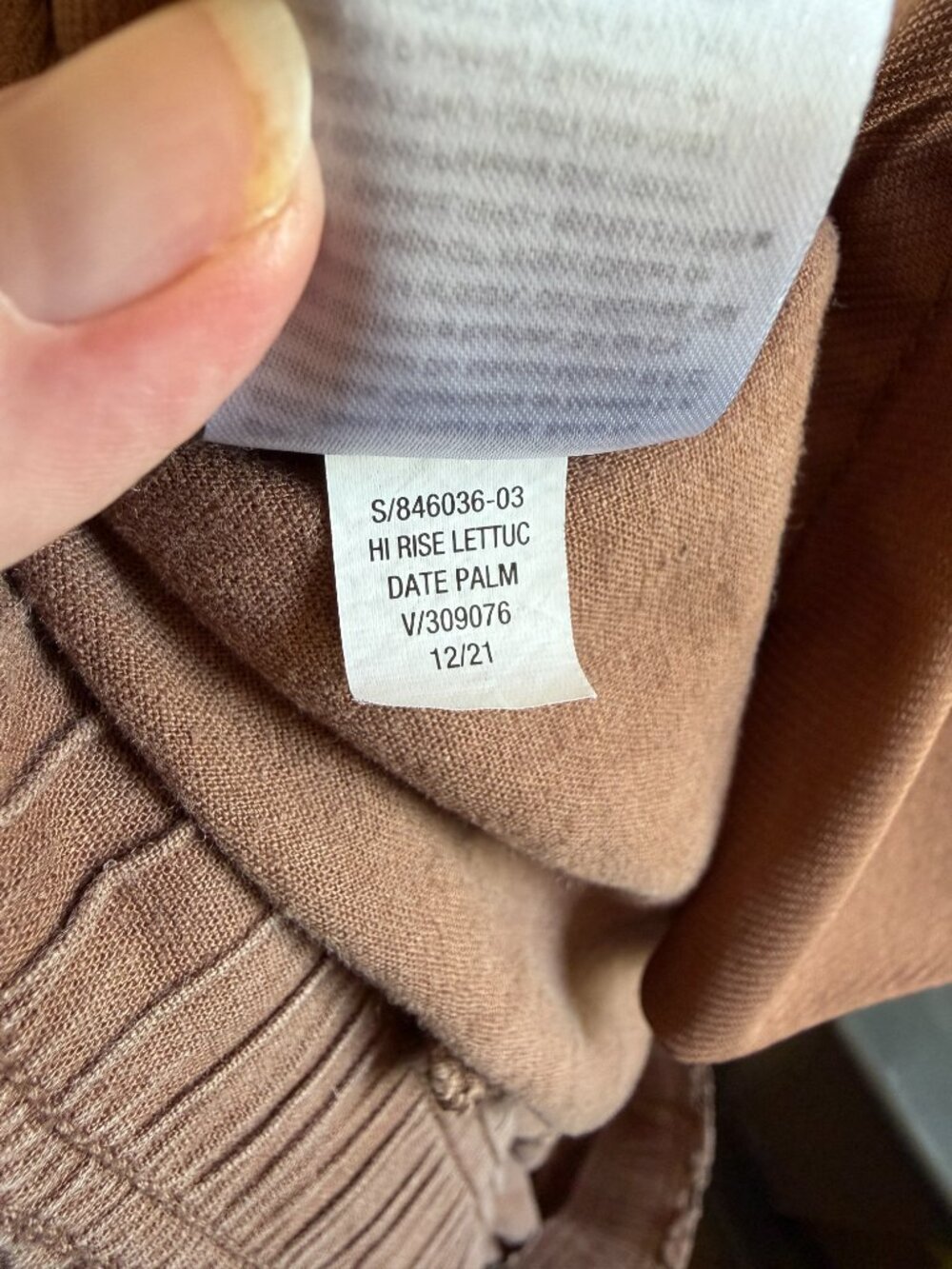 Old Navy High Rise Lettuce Waist Linen Blend Wide Leg Crop Pants 2X Brown - Picture 9 of 10